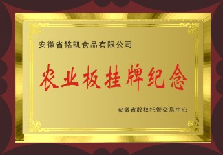 農業(yè)板掛牌紀念